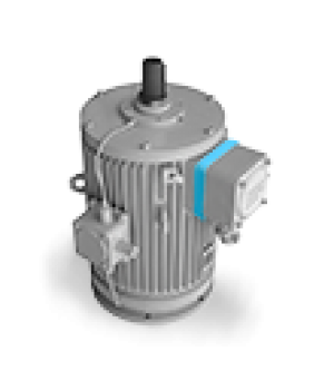 Взрывозащищенный электродвигатель для градирен ВАСОУ-13-12 - IM 3031 (вал вверх, круглый фланец)