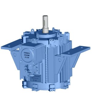 Взрывозащищенный электродвигатель для градирен ВАСОУ-6.5-12 - IM 9631 (вал вверх, лапы сверху)