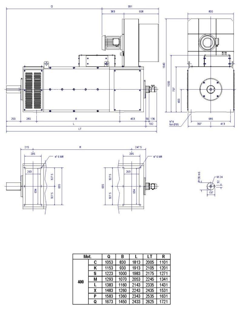 Электродвигатель постоянного тока Stipaf L3B 400C